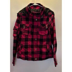 O’Neill Pink Plaid Jacket (Medium)